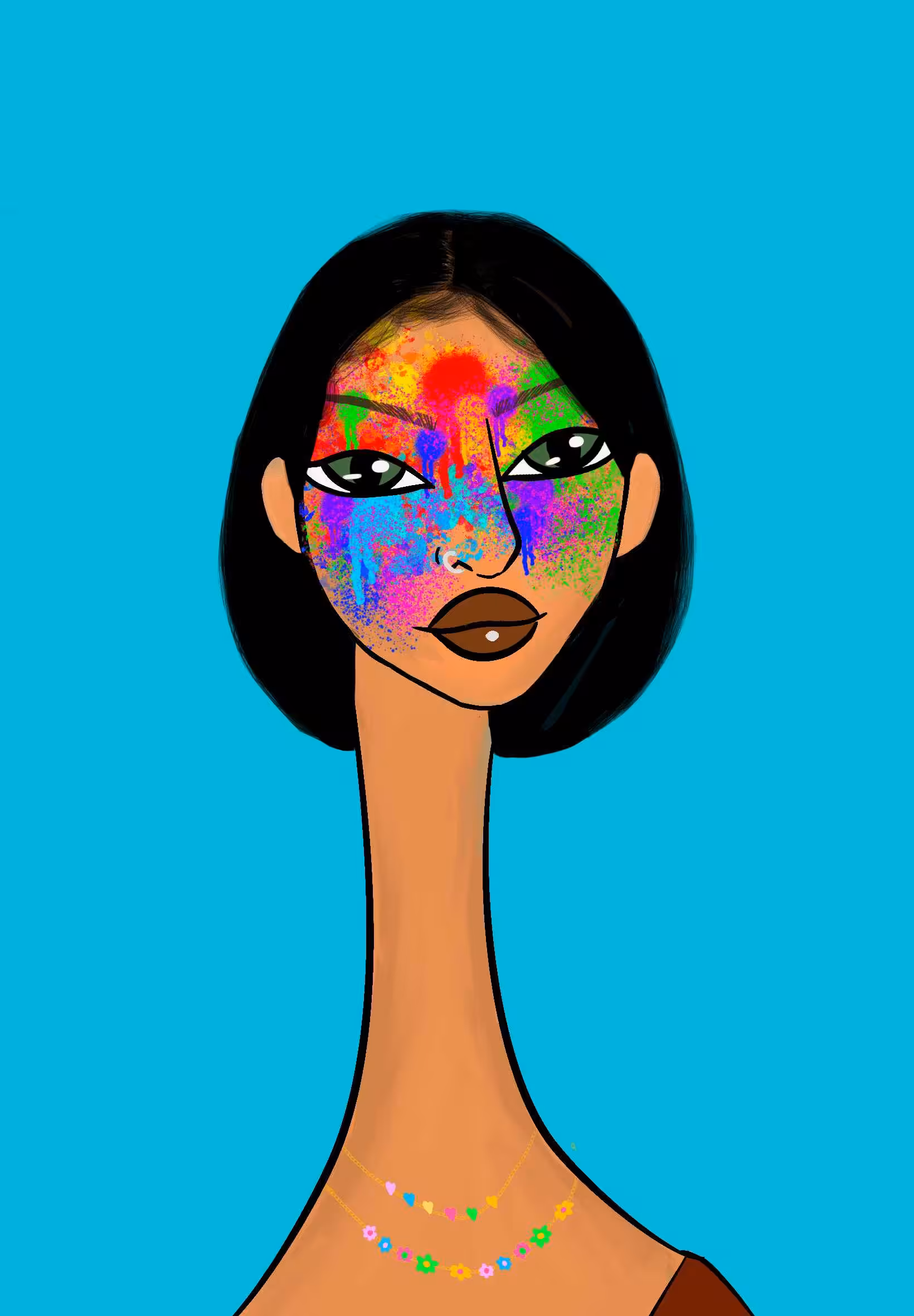 Long Neckie Ladies: Long Neckie Lady #623