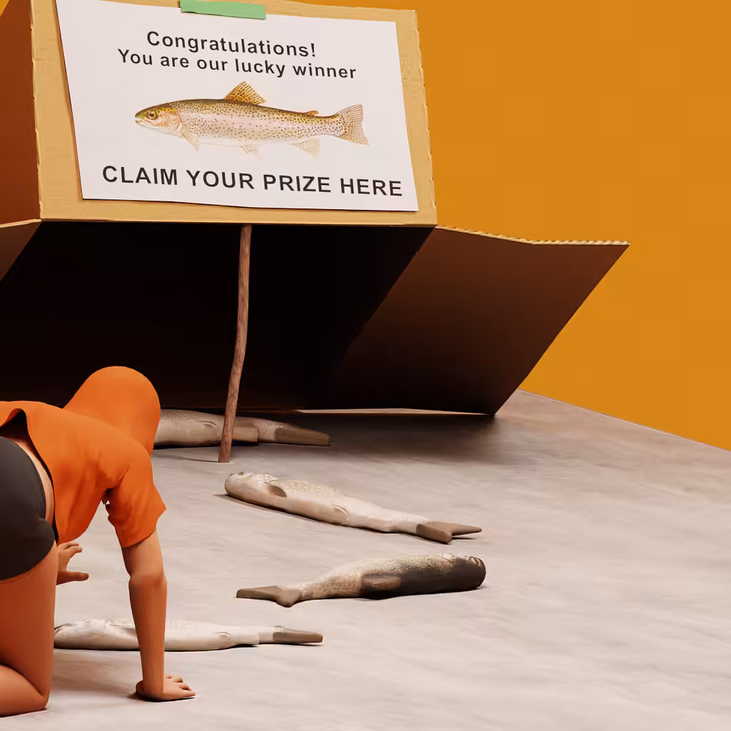 The lucky winner of a ph(f)ishing scam