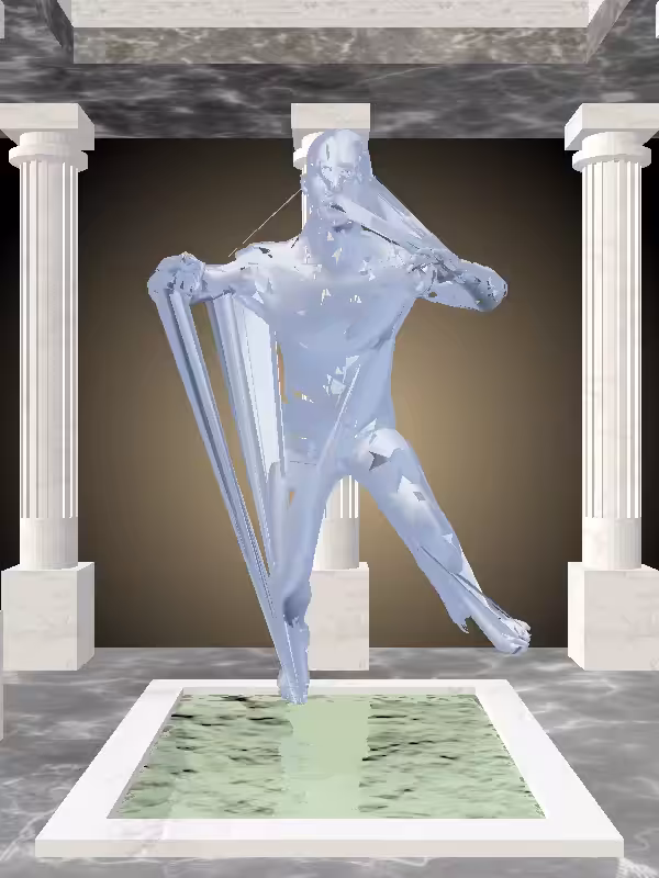 HeavenComputer: The Treading Water Blue Sky Man #6871