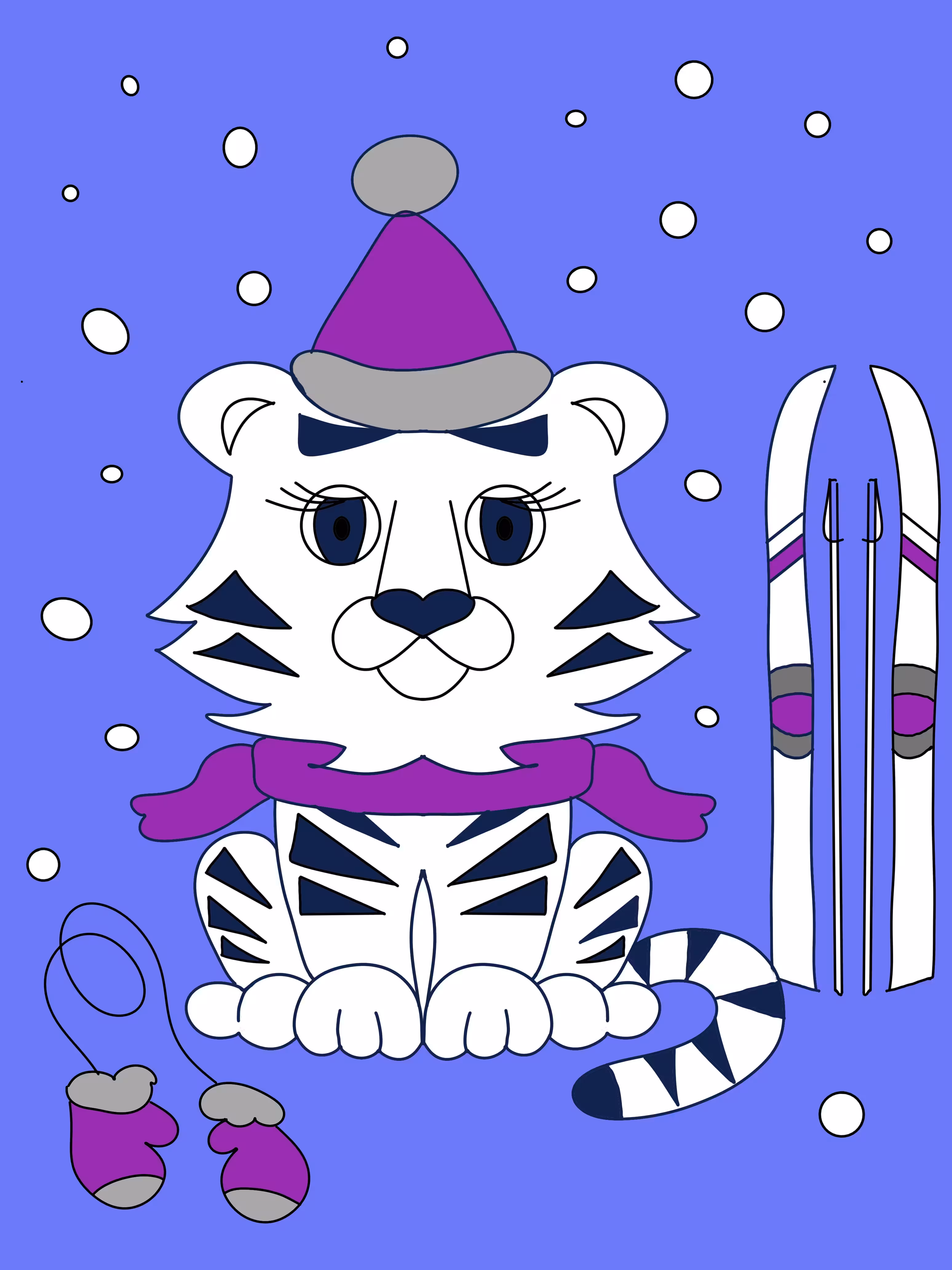 Tigers 2022. Skier