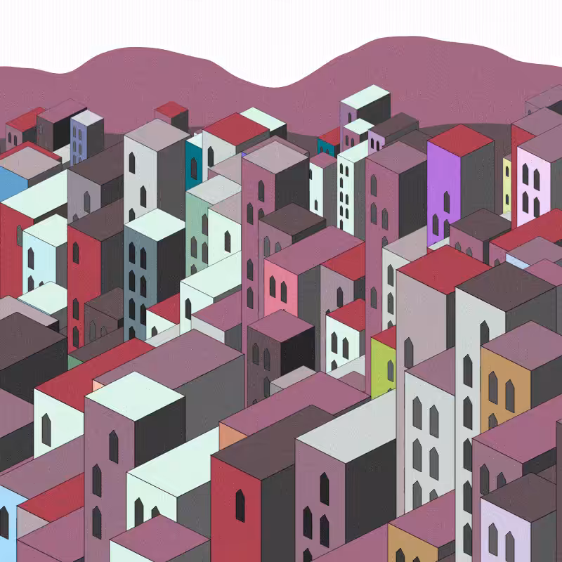 Coloured City #52