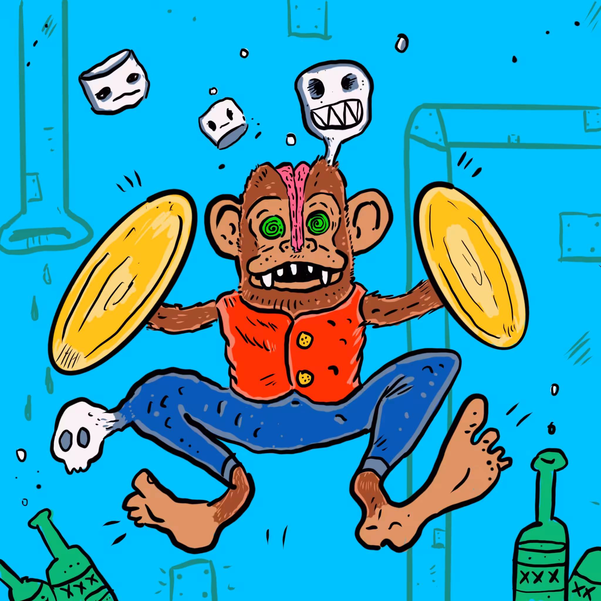 Bonkers the Drunken Monkey