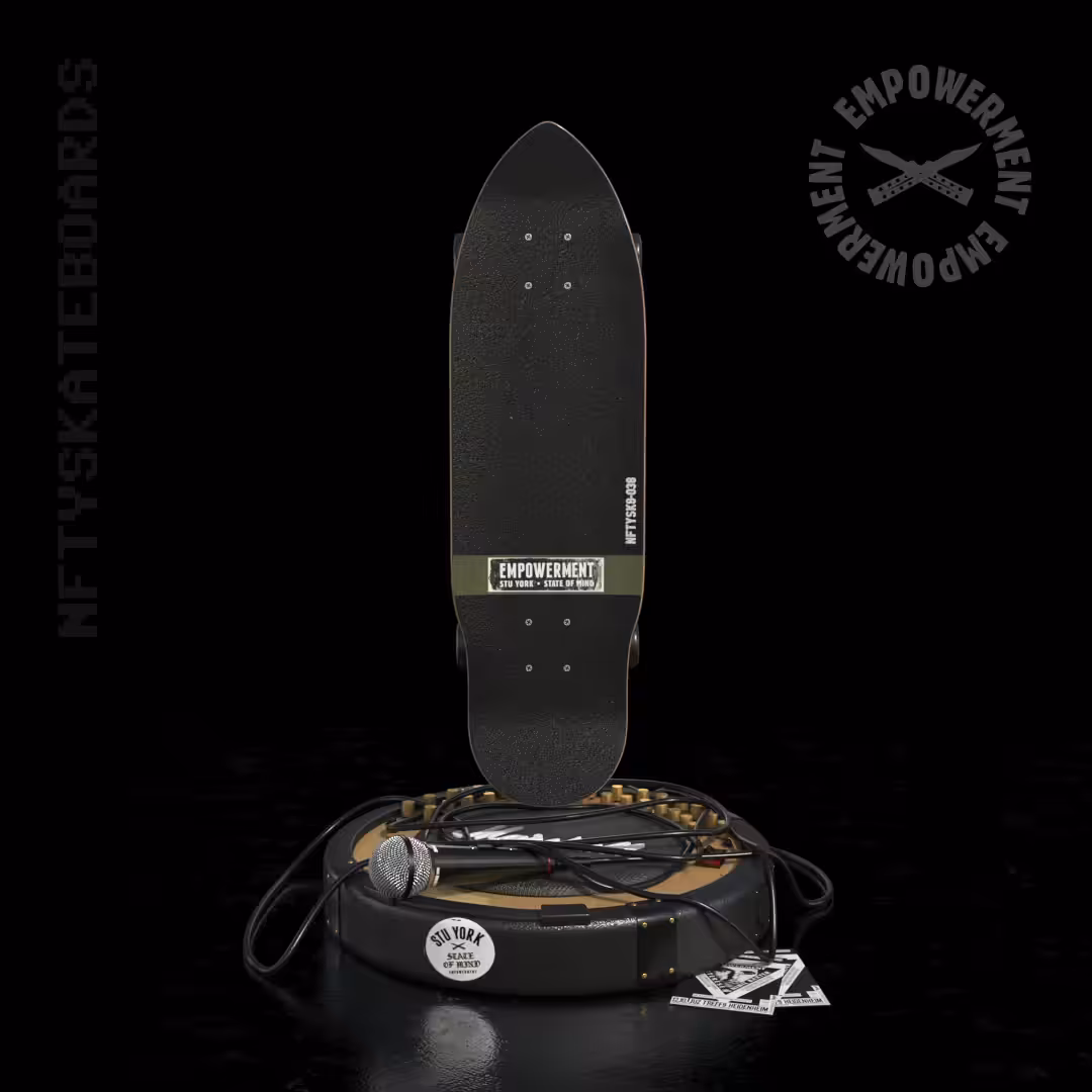 nftyskateboards NFT#038 - Empowerment "STU YORK"