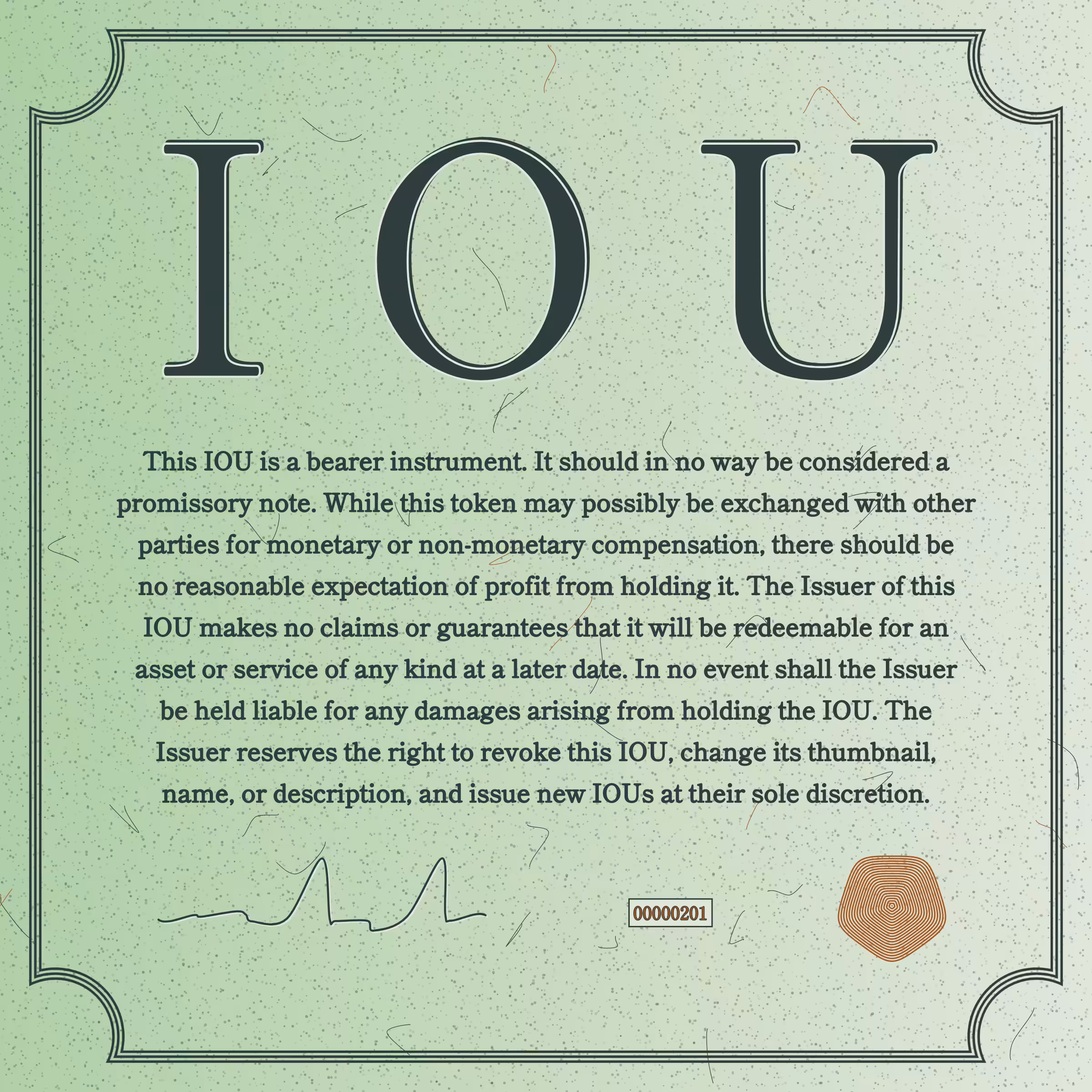 IOU #201