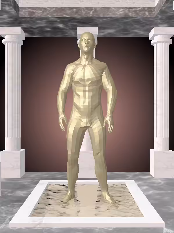 HeavenComputer: The Fragmented Indifferent Faded Gold Man #5291