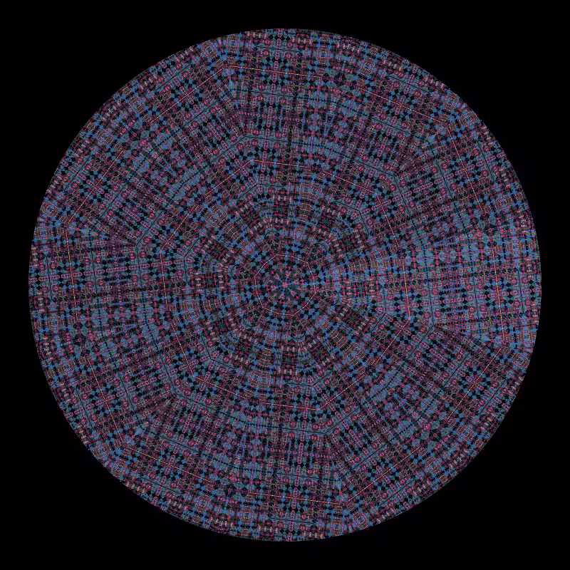 Binary kaleidoscope #24