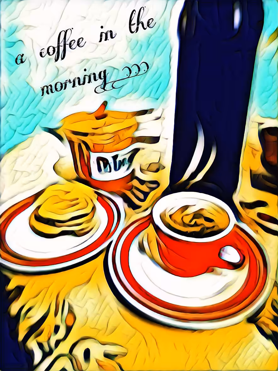 A coffe in the morning