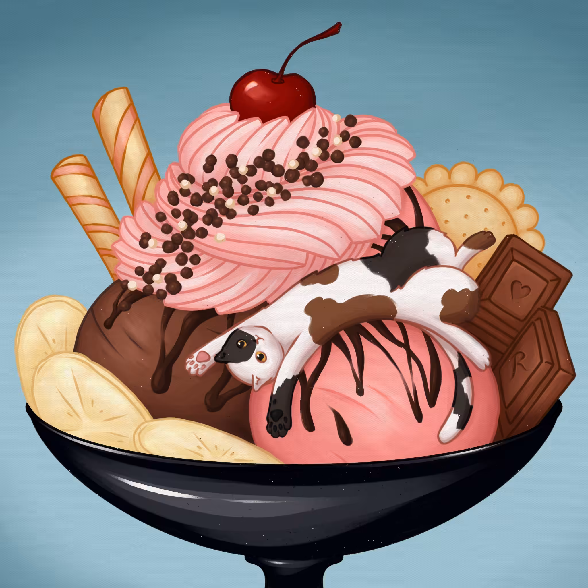 Cat’s ice cream