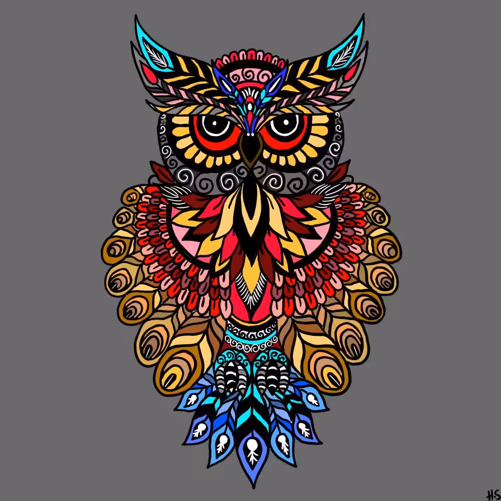 Mandala owl