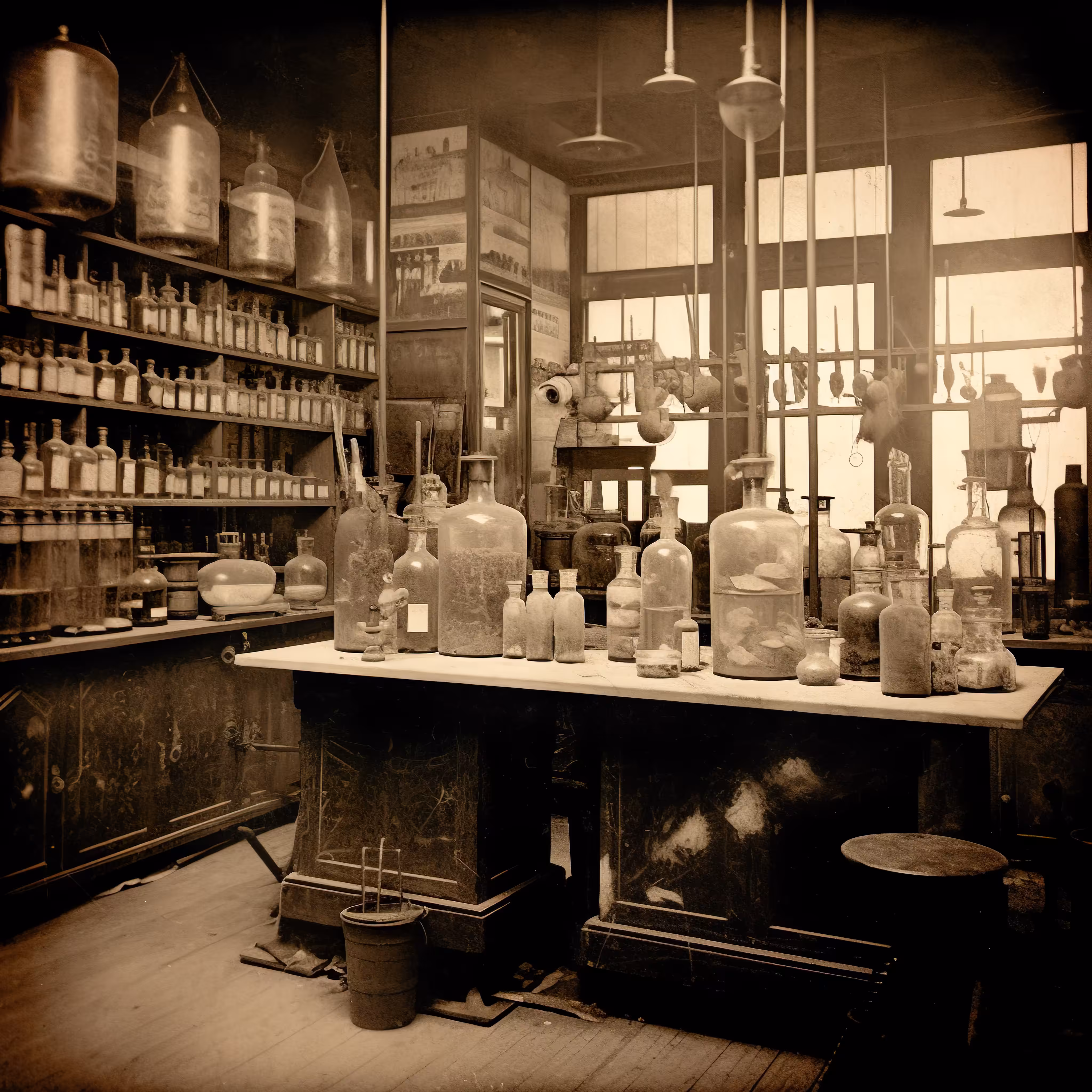 abandoned research laboratory