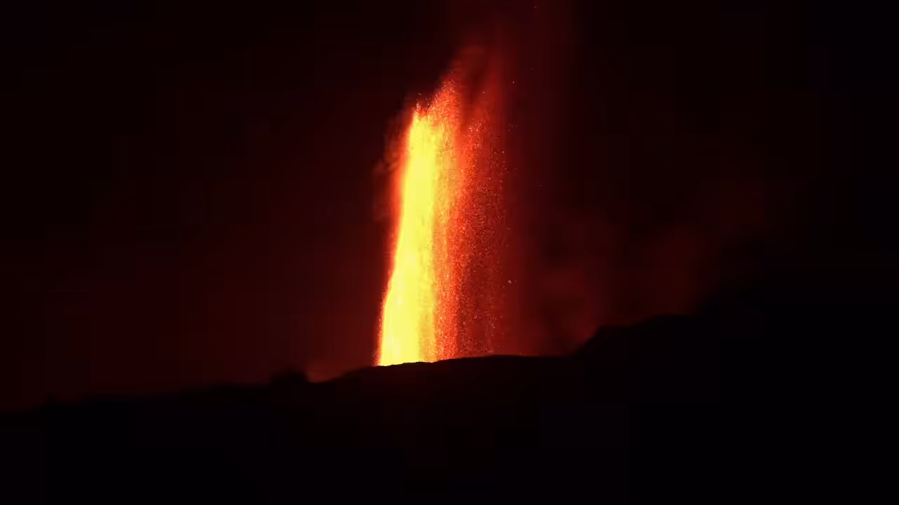 High Above the crater rim