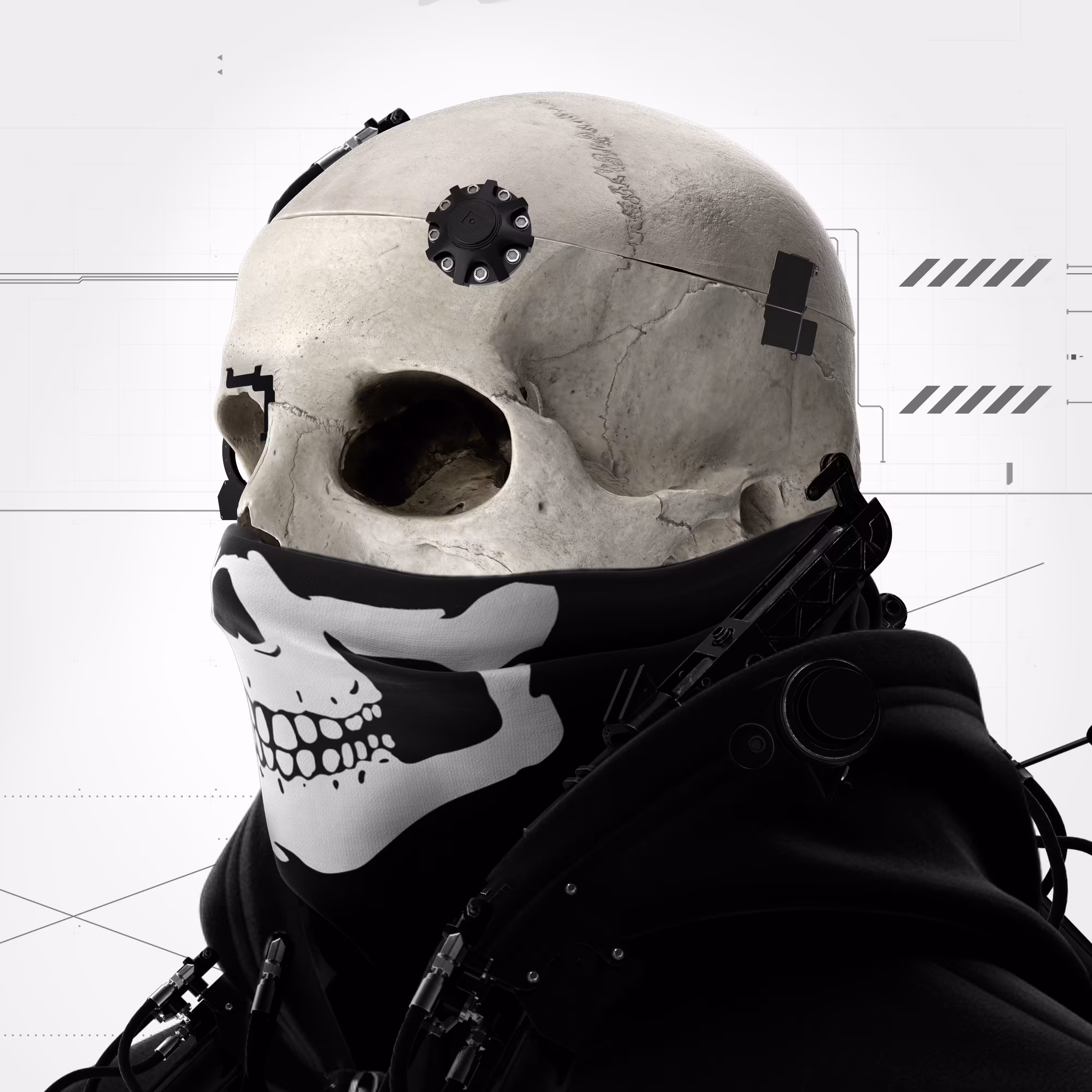 CYBER SKULL (MASK) 拾號 No.10