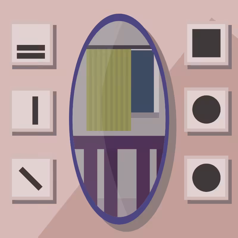 A moon in\and the mirror. #31