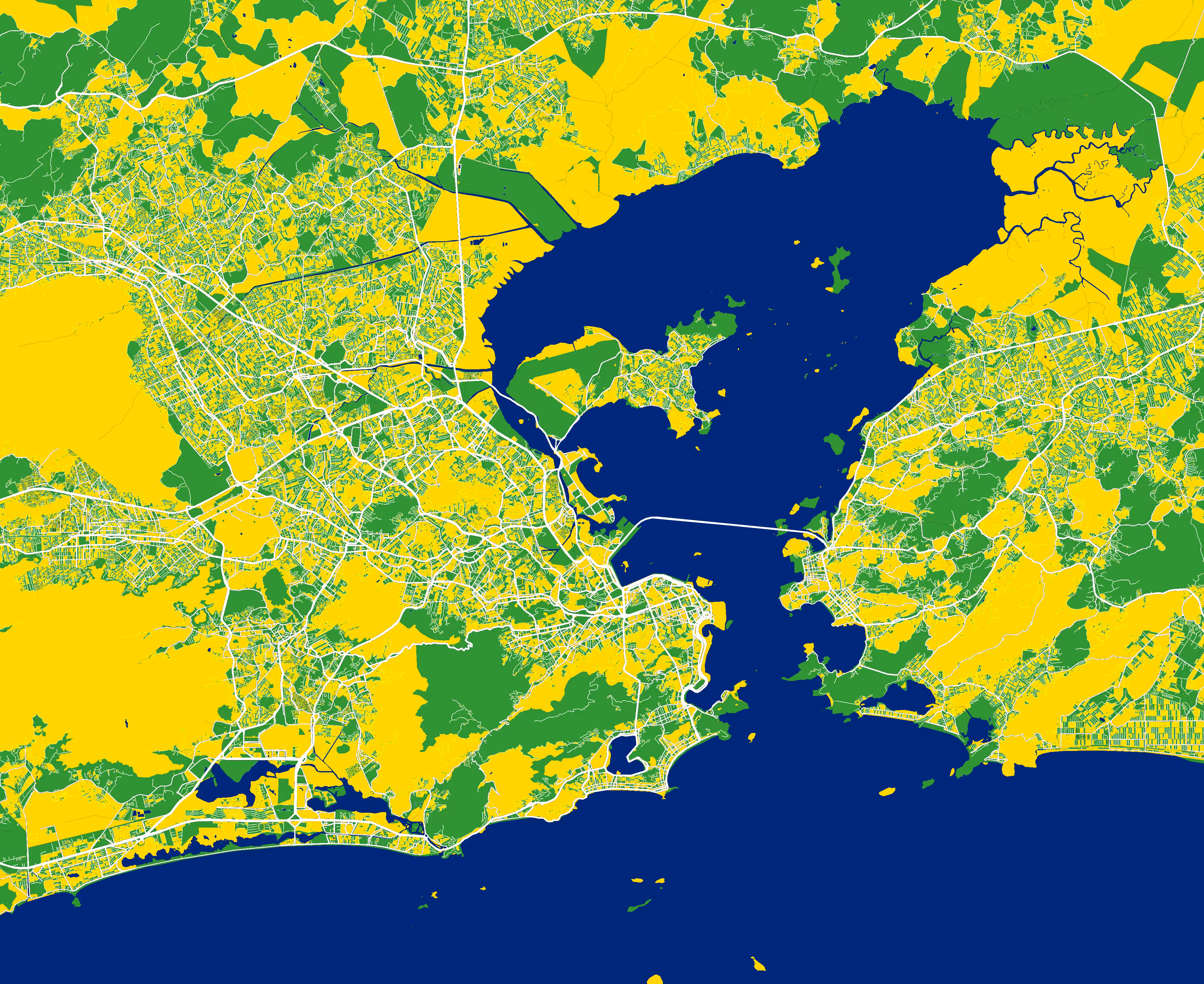 Rio De Janeiro, Brasil - MapArt #5