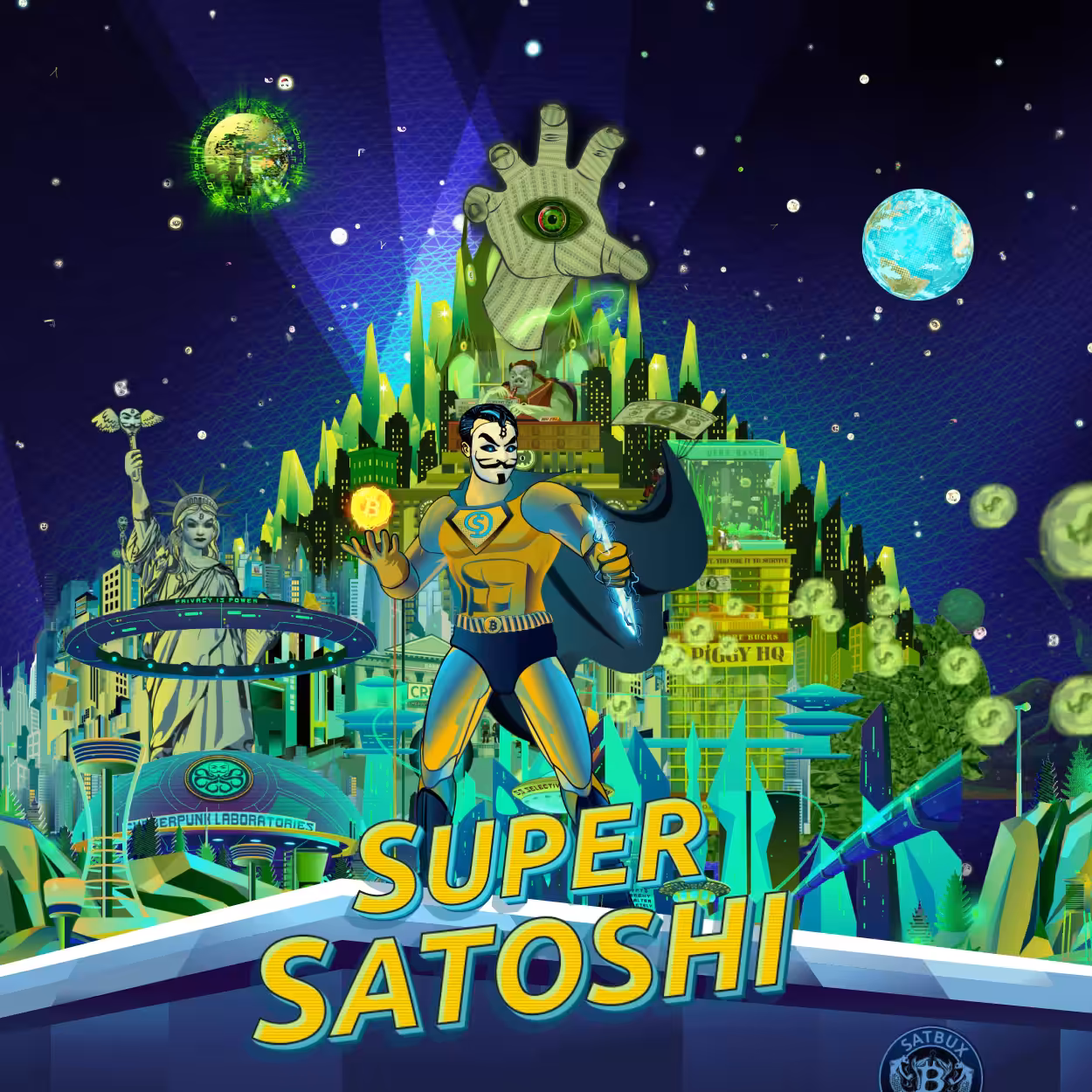 SUPER SATOSHI ORIGIN STORY POSTER (ED. 21)