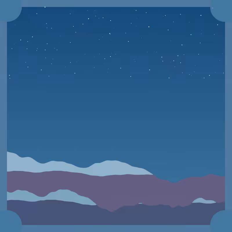 Stars and snow in the Andes Mountains #3