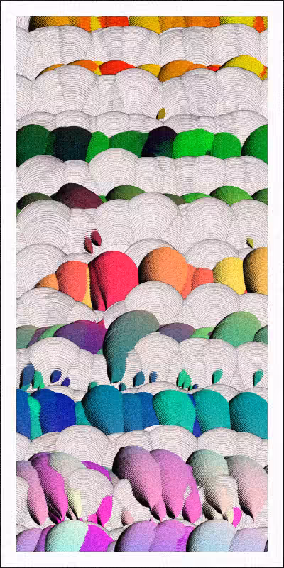 Balloon Field on Clouds #79