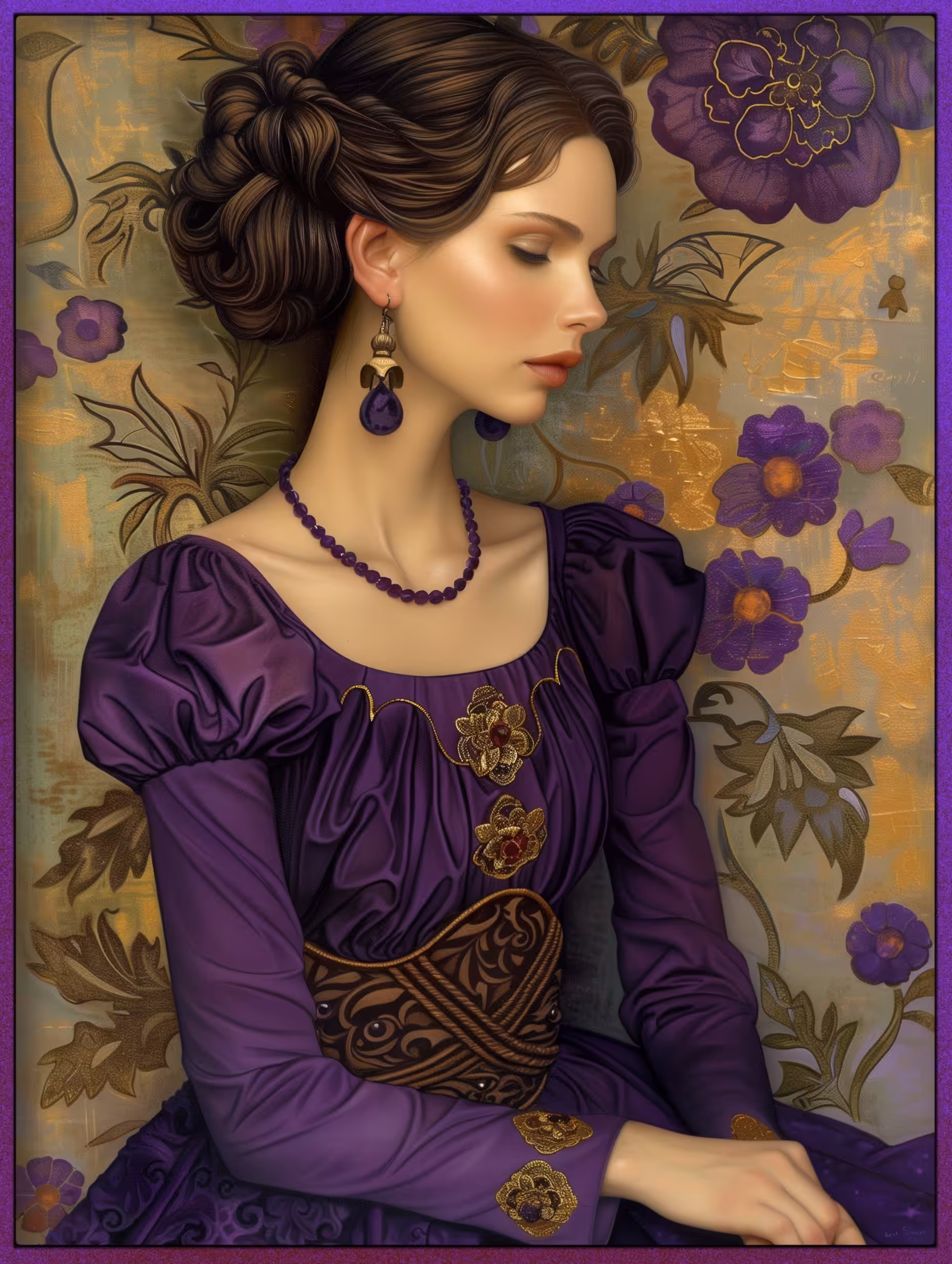 Portraits in Purple - Bethany