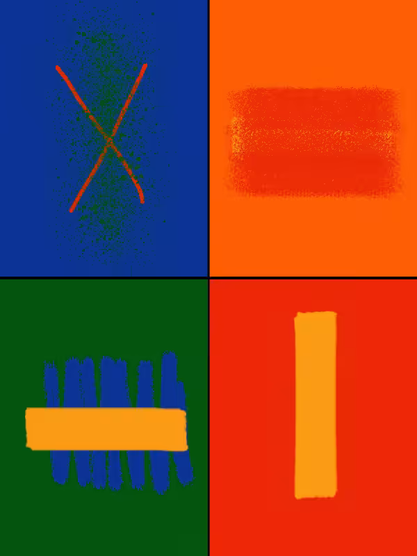 X 4 sides (Four 4) #1