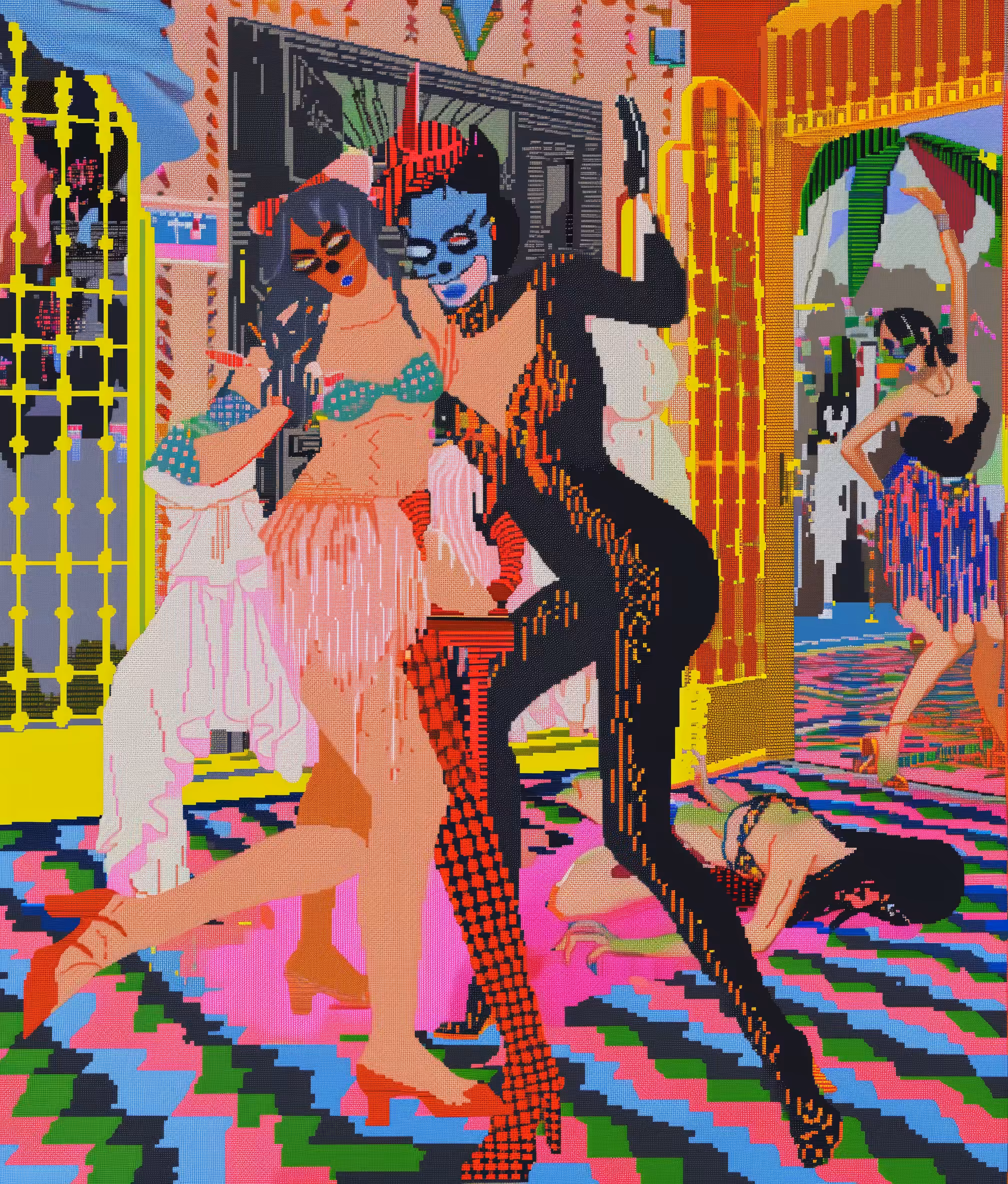 Dancing with the devil.