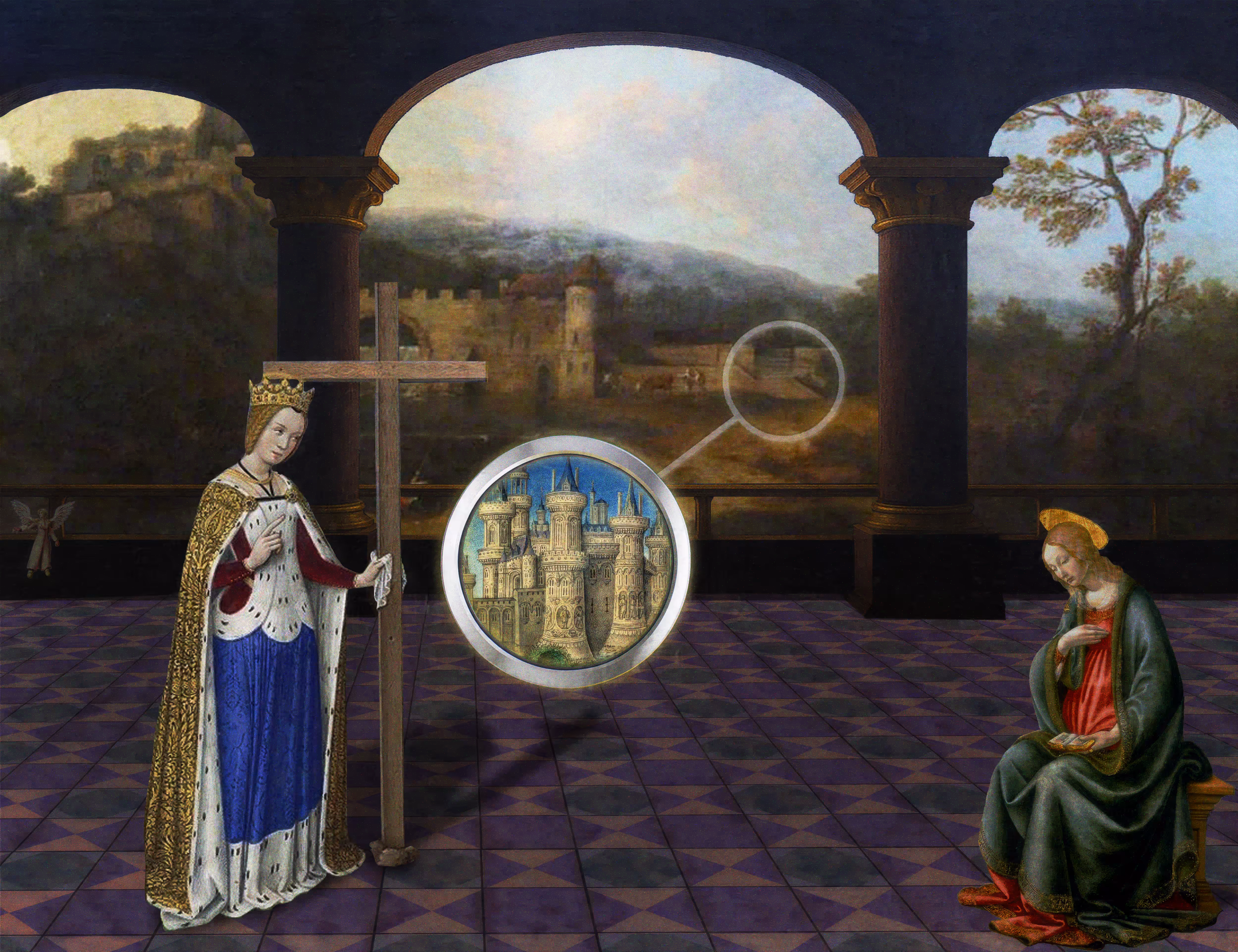 The Pilgrim’s Living Room Crucifixion; Mona Lisa Hyper-Gamble #119