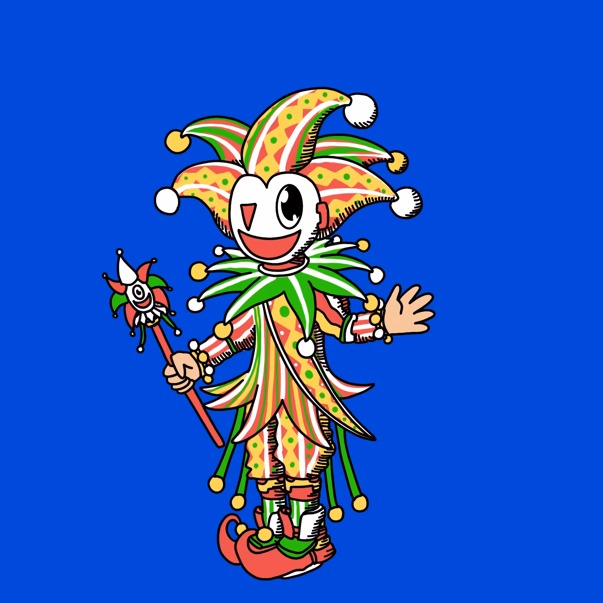 Jester one eyed guy #00401