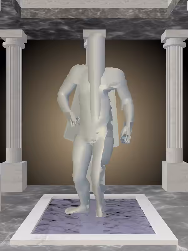 HeavenComputer: The Injured Mossy Champagne Man #7215