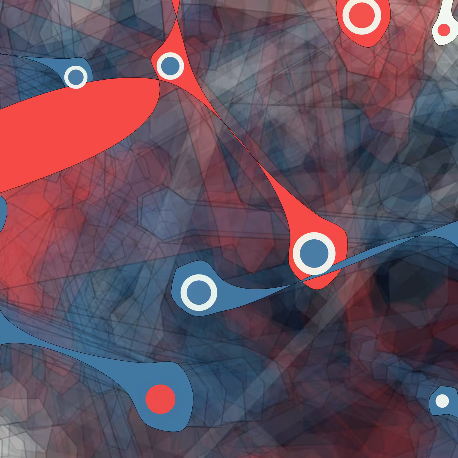 Geometric colorful shapes (Free edition) #7