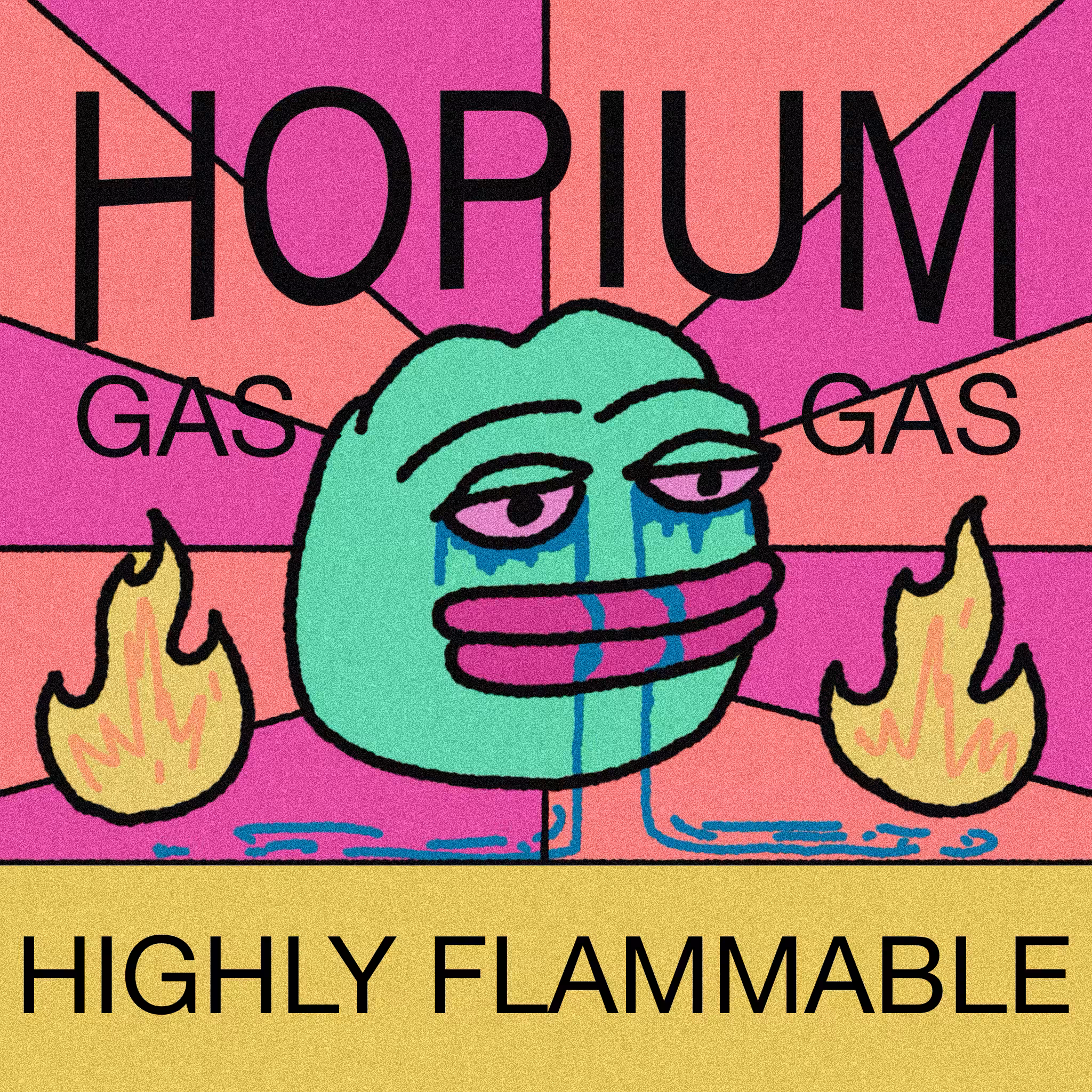 Hopium Label Design
