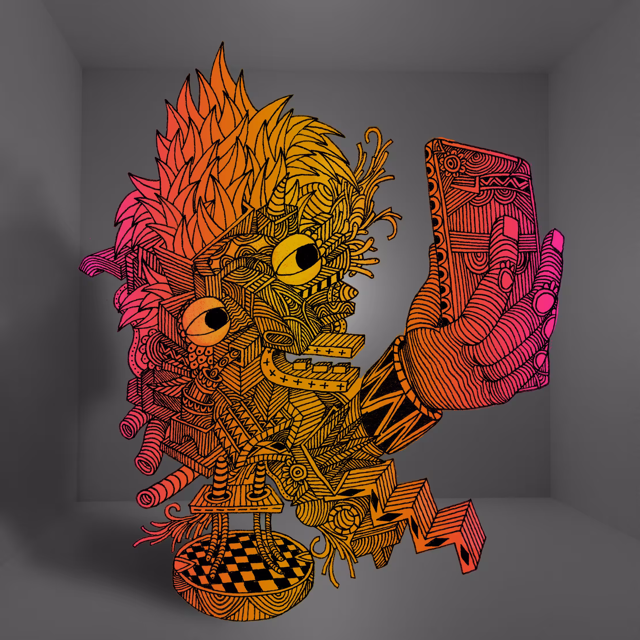 sǝʌᴉʇᴉɯᴉɹԀ uɐqɹn: Selfie Cyborg