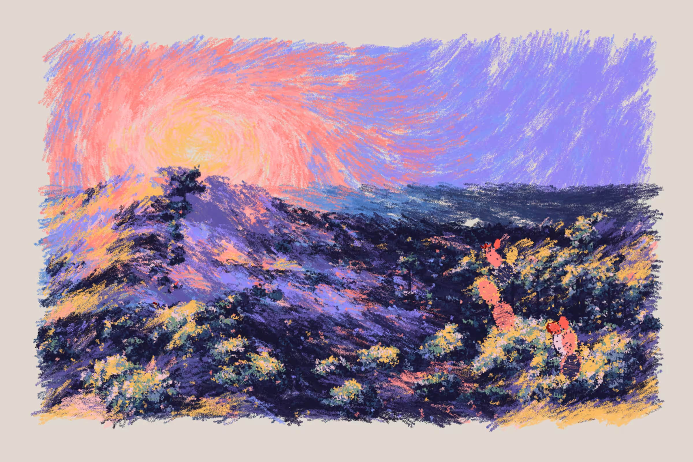 Sunset from the Bluffs #81