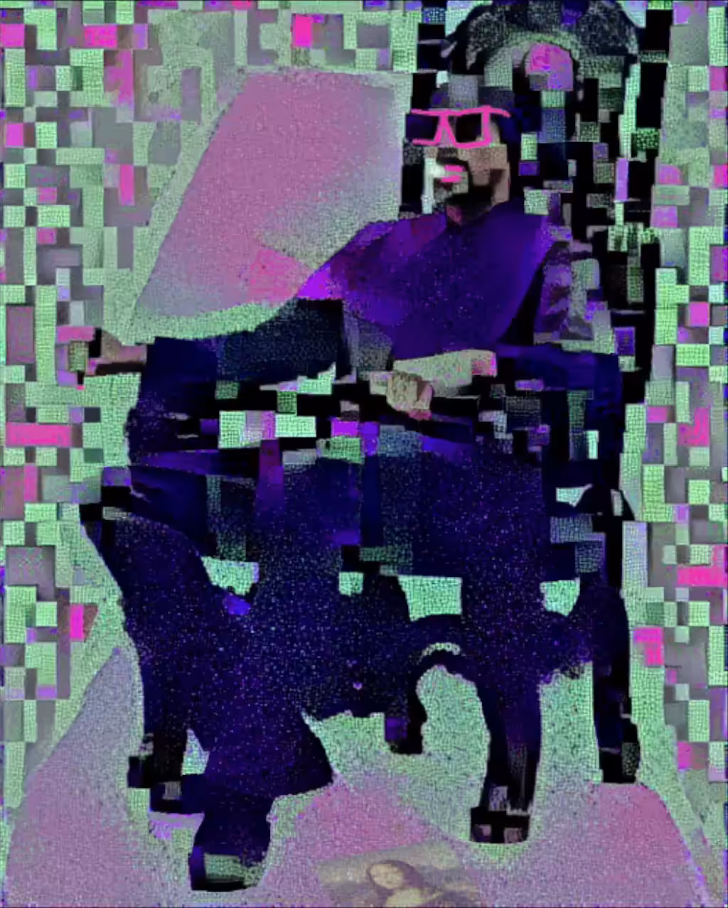 Left-click and Collect art patron guy - ABCs Music Visualizer Version