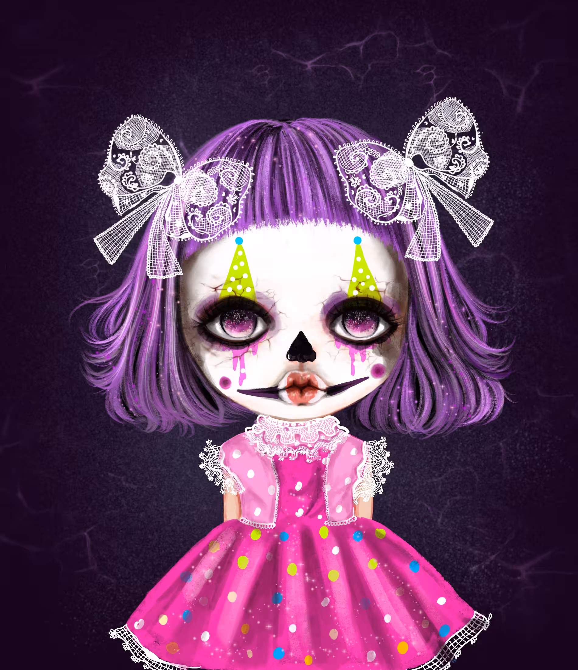 Little witch makeup: Little witch #02