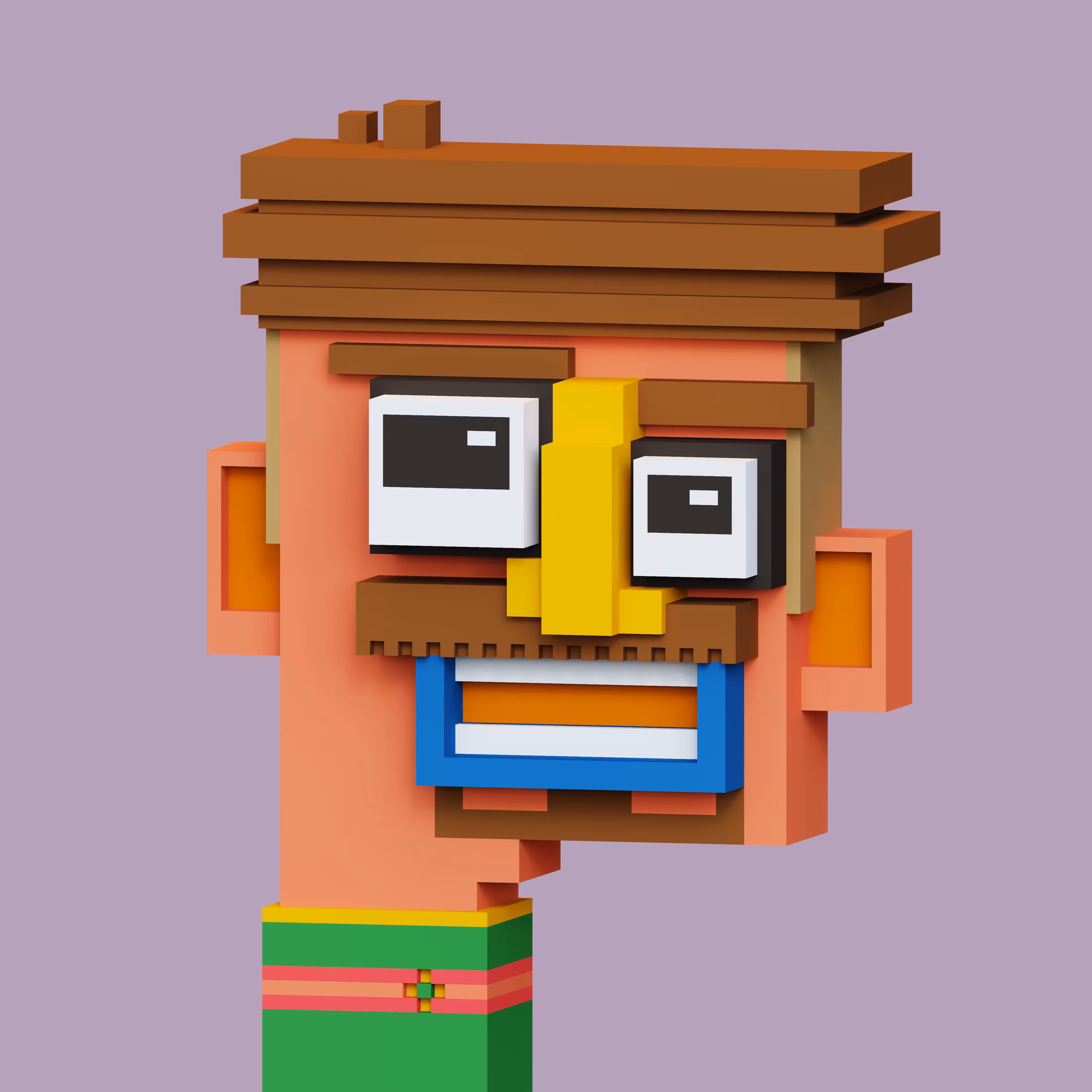 Pop Cubism Voxel 51