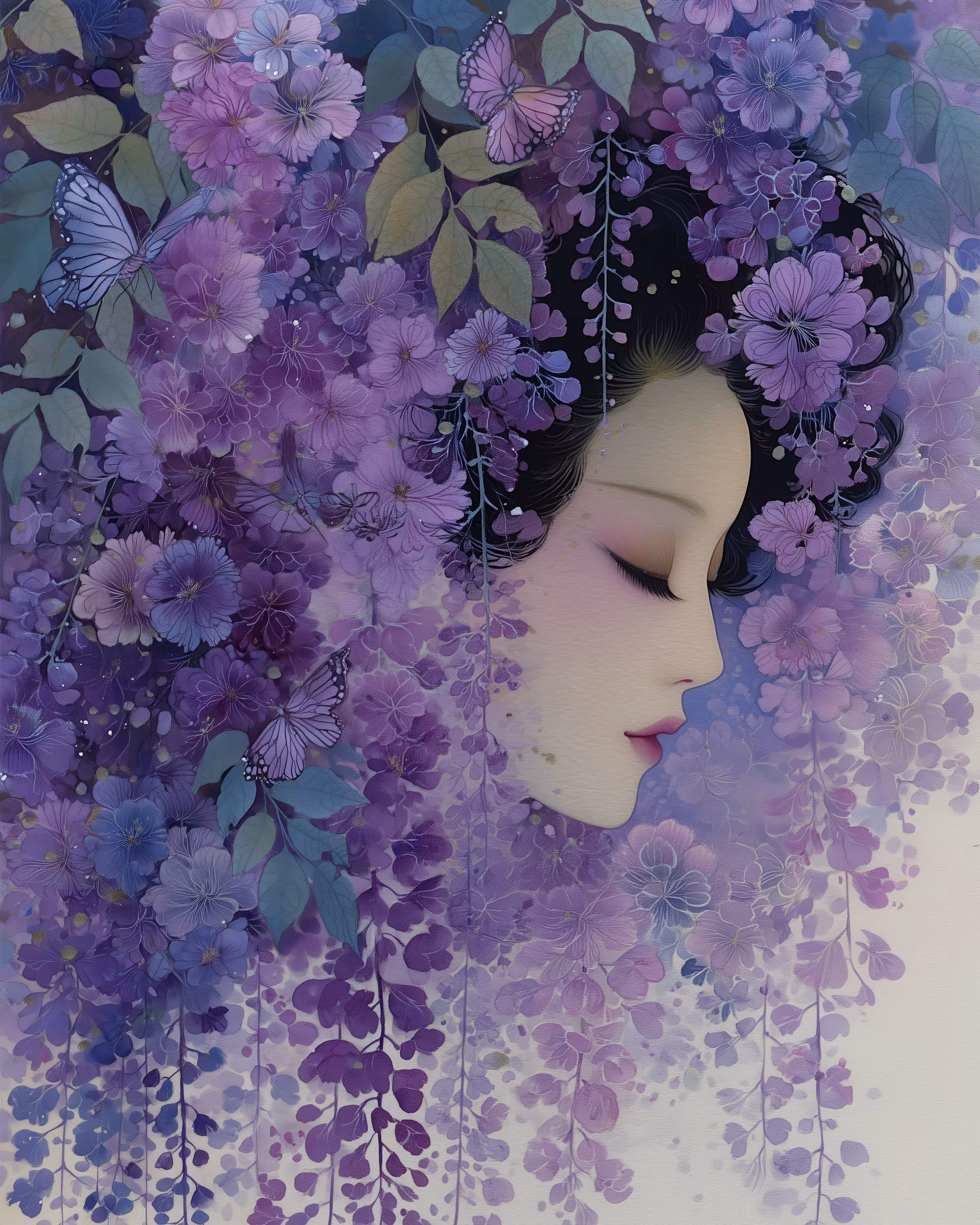 Impression in Wisteria - 2