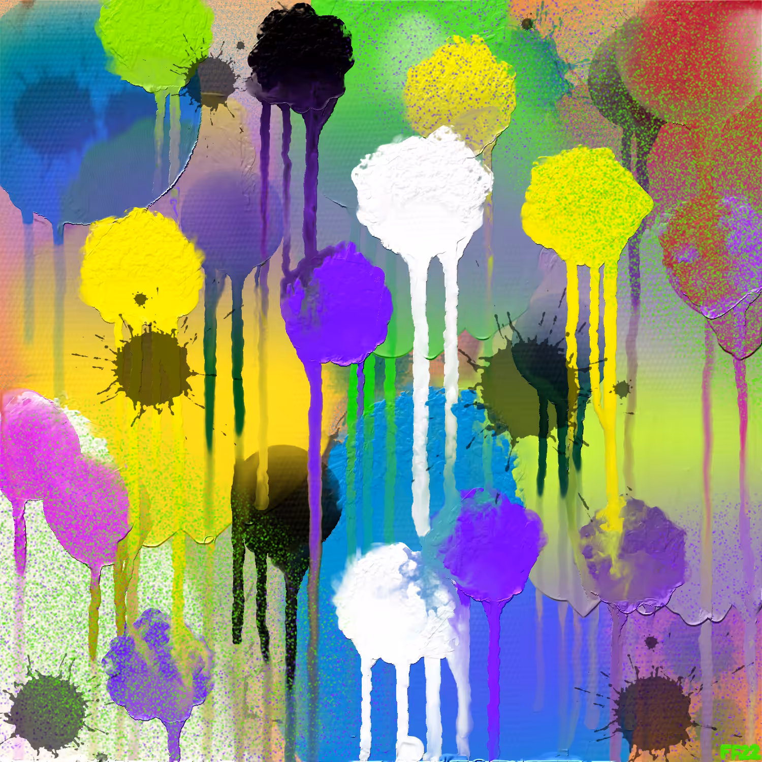 The Lloyds Collection: Abstract Splatter #4