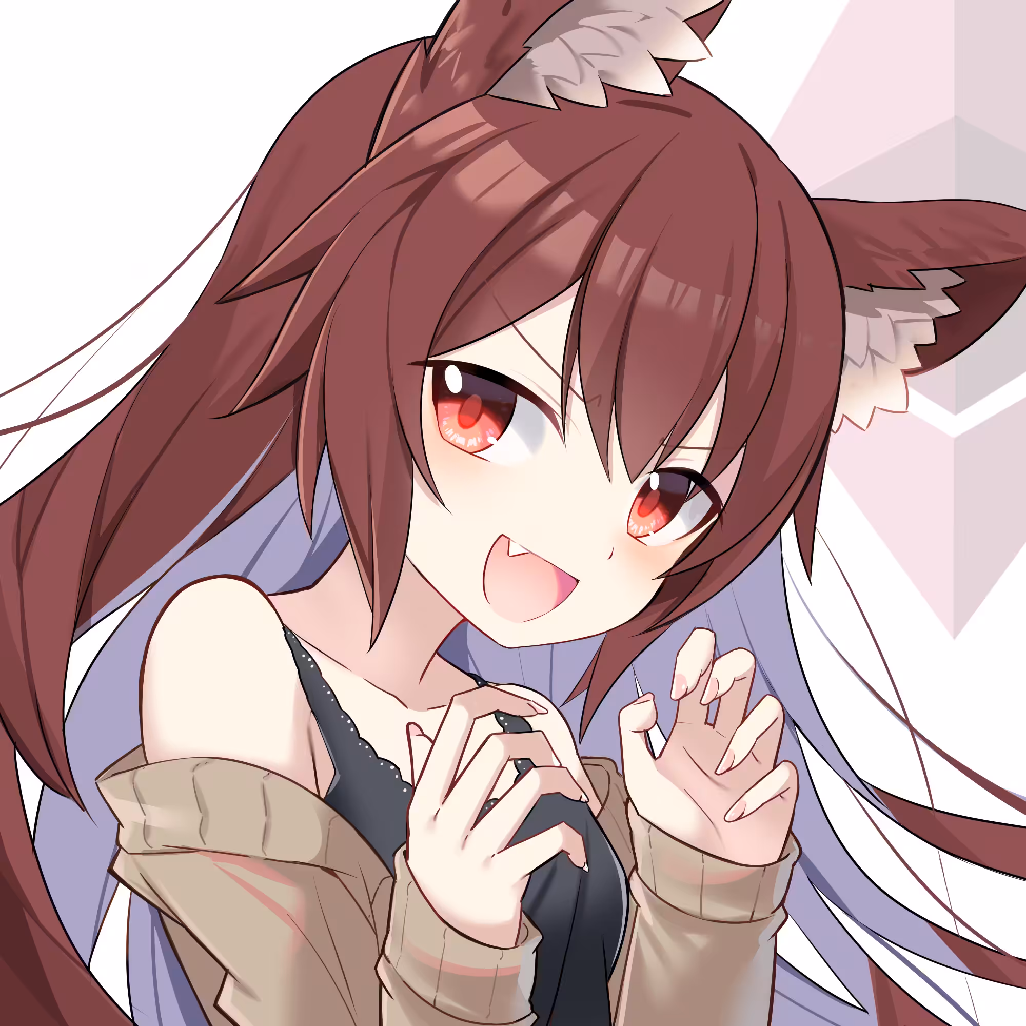 Red wolf girl