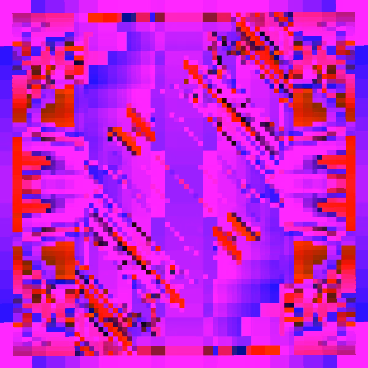 Psychedelic Dance of Pixels #45