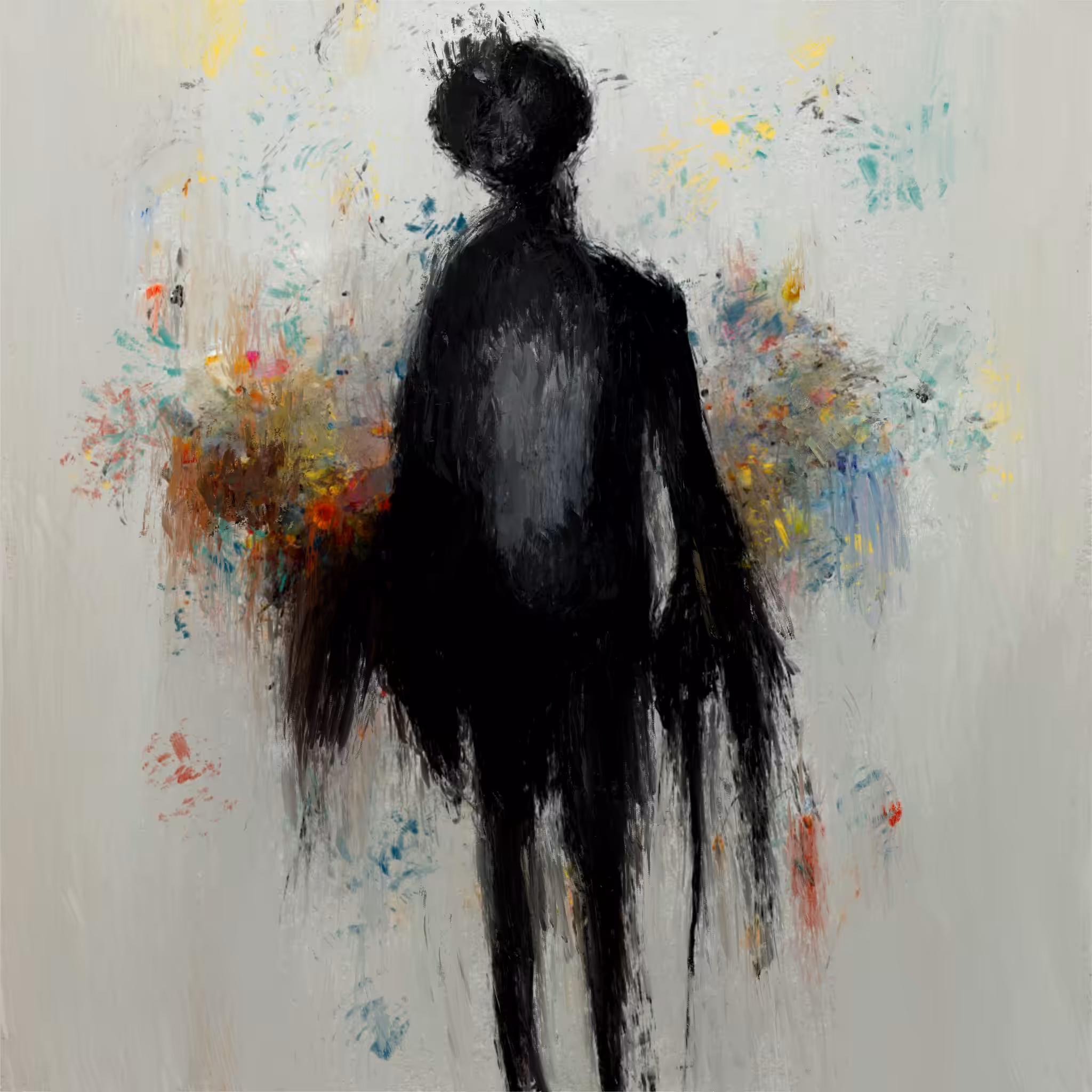 the darkness in the color