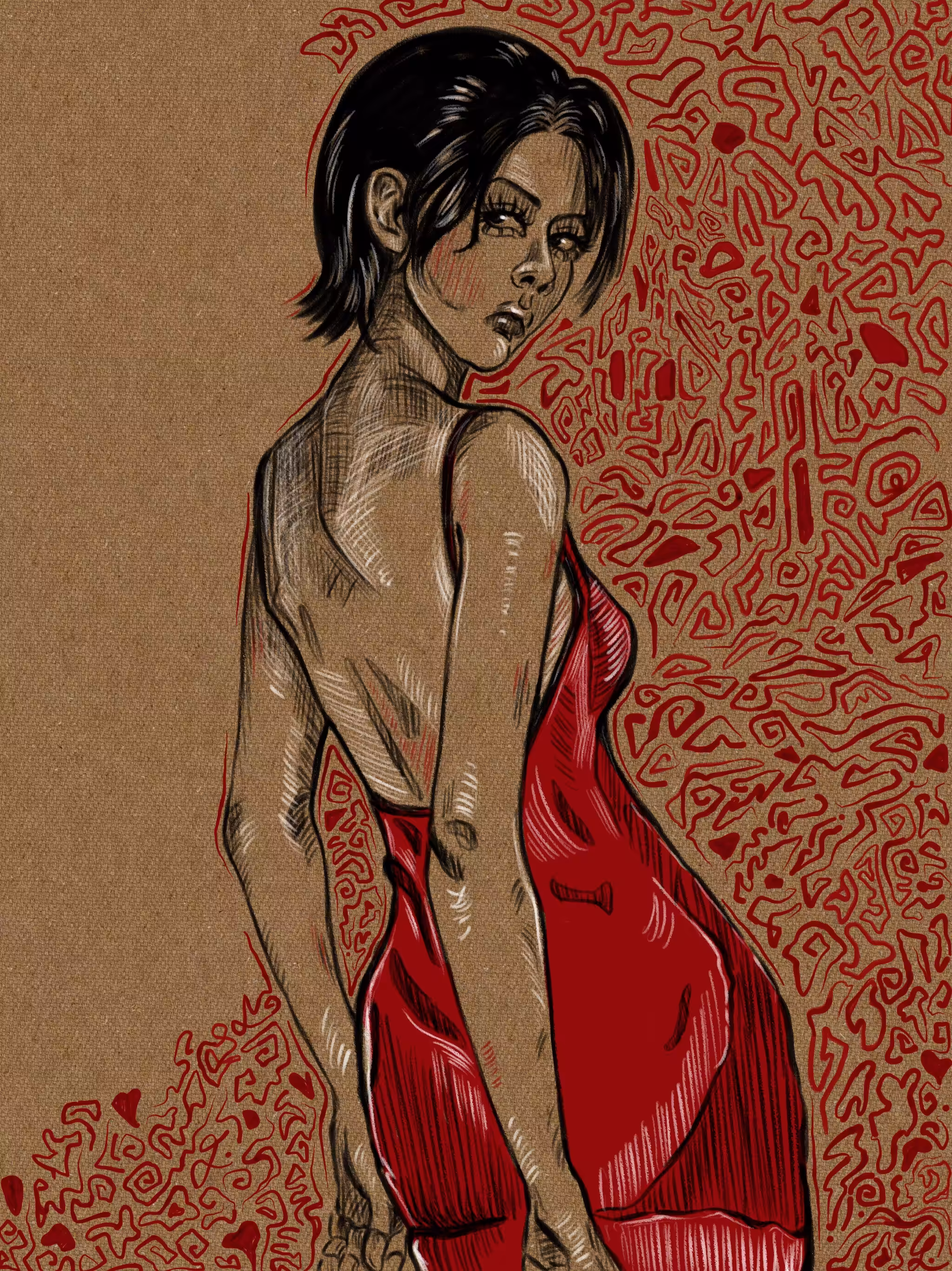 Lady in RED