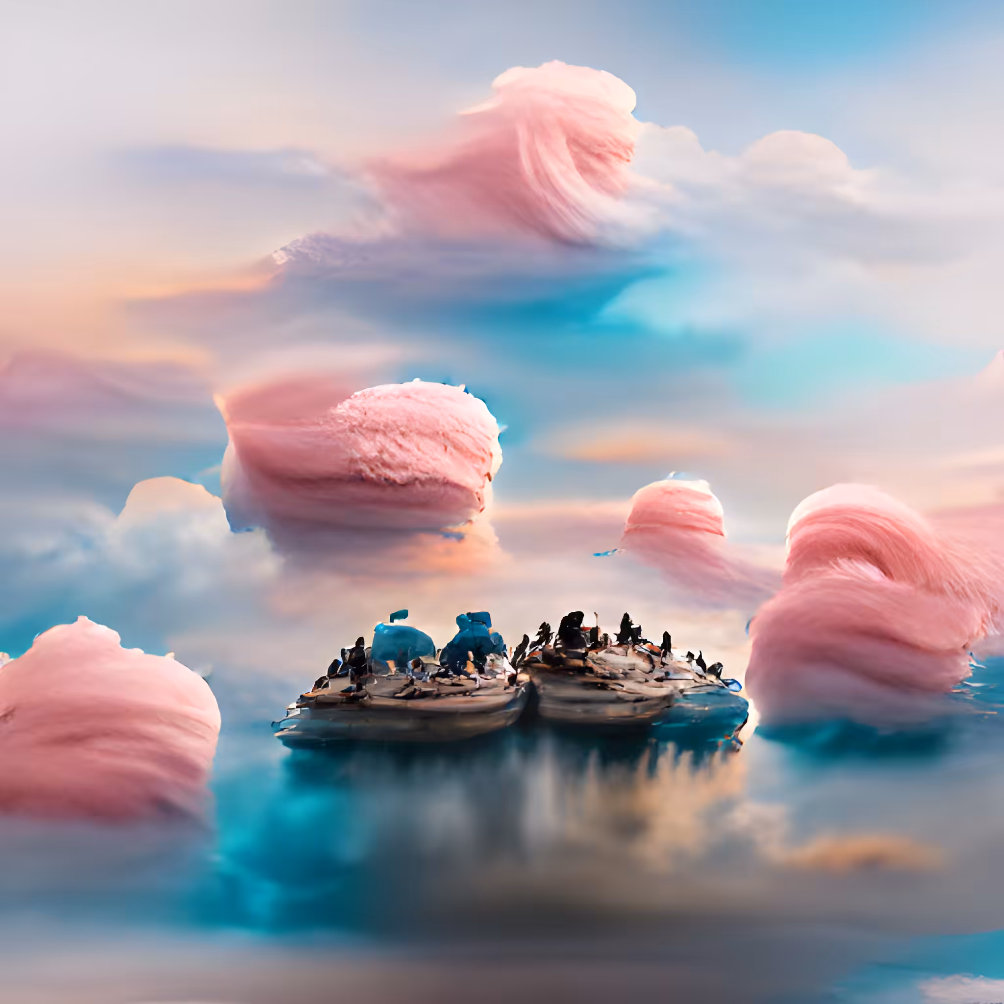 Cotton Candy Landscape #10