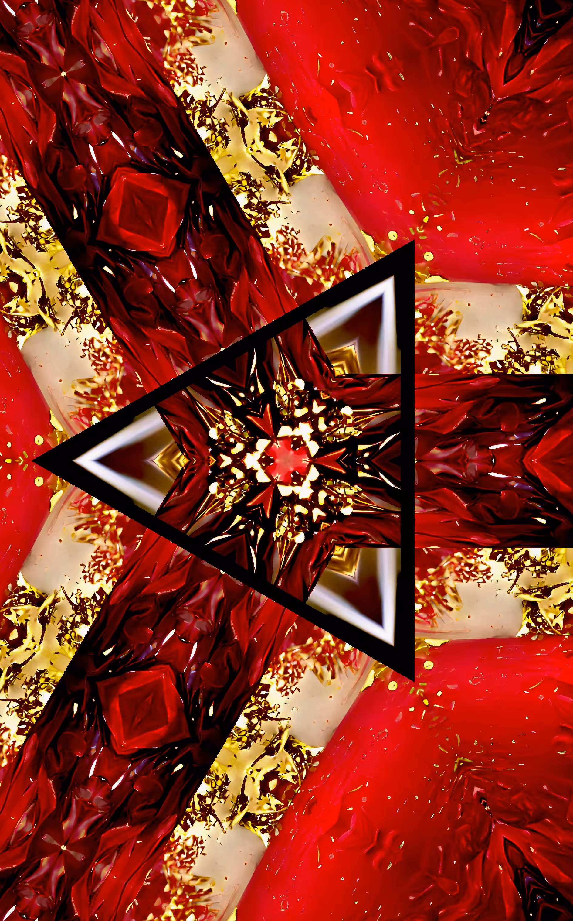 AI Kaleidoscopes - Triangle Cut