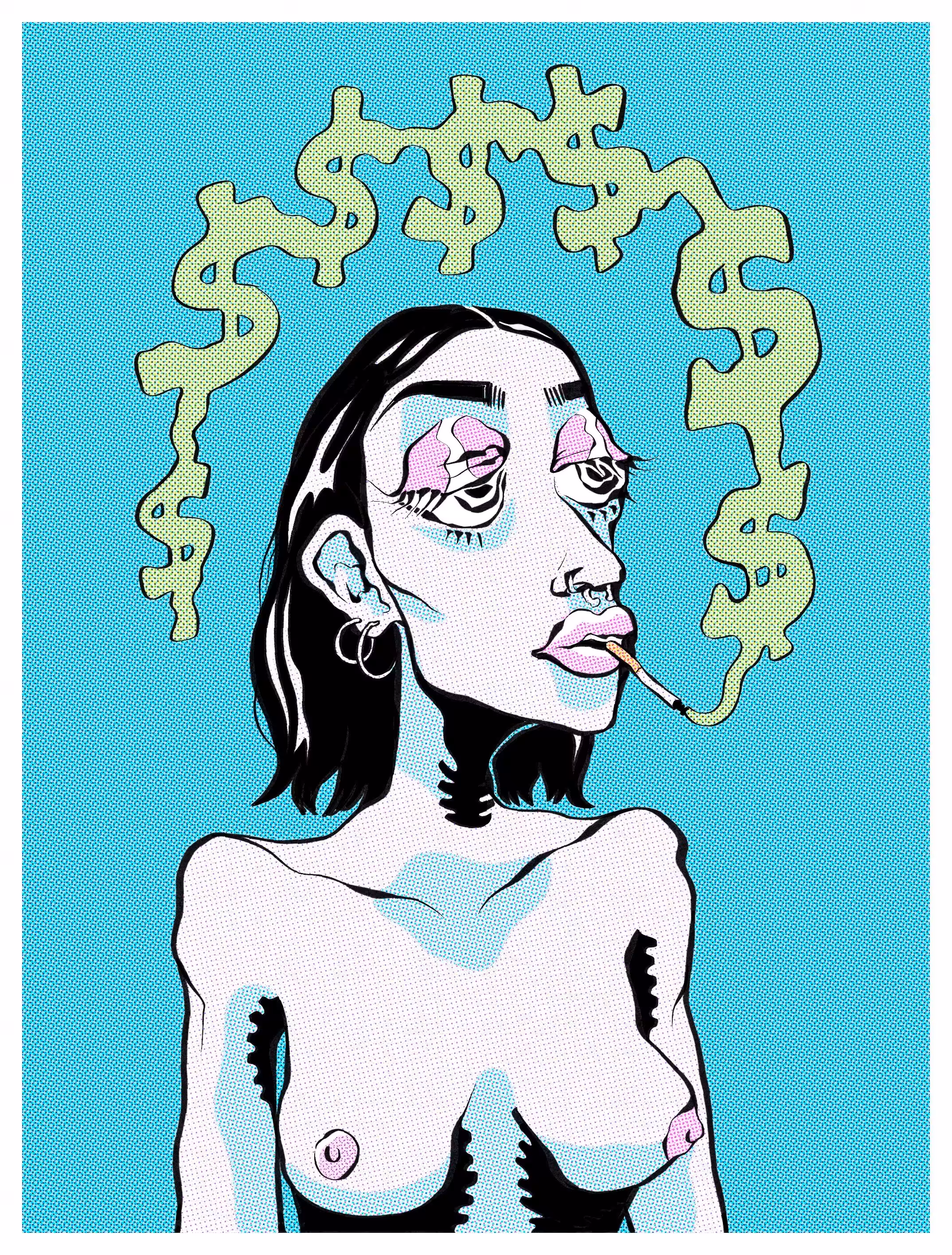 I met a girl who's never blushed