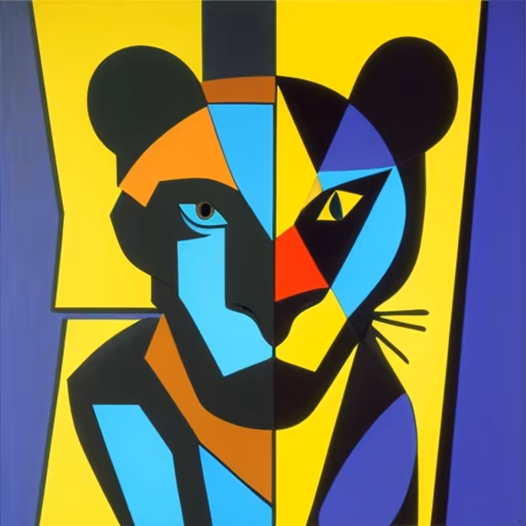 Cubist #51 (Panther)