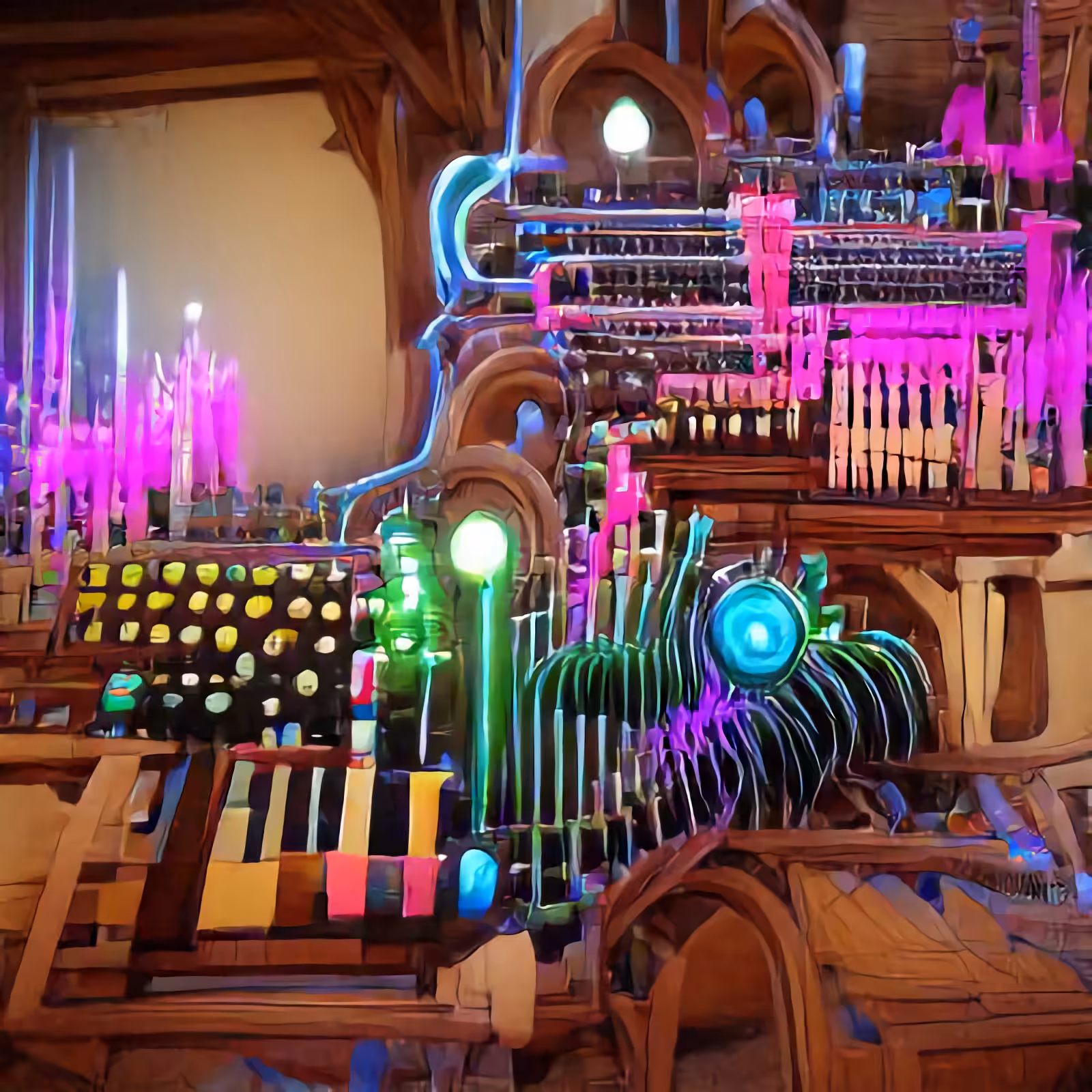 69. Modular Synthesizer Pipe Organ