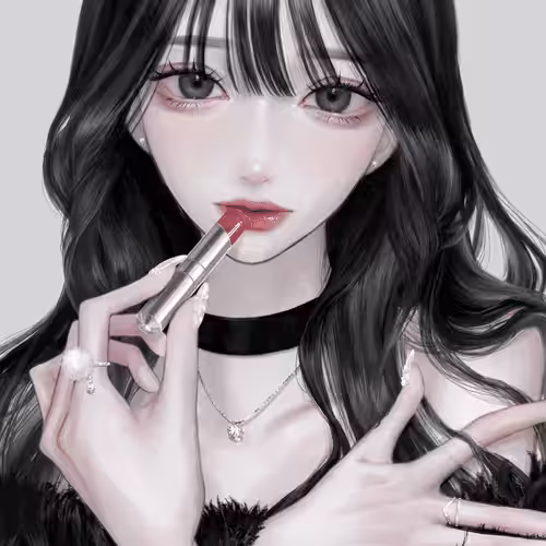 はやく落としにきて I want you to ruin my lipstick.