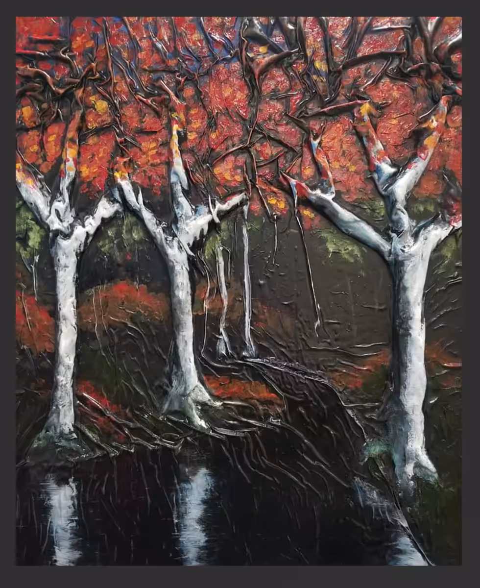 Figurative: Autumn diptych right