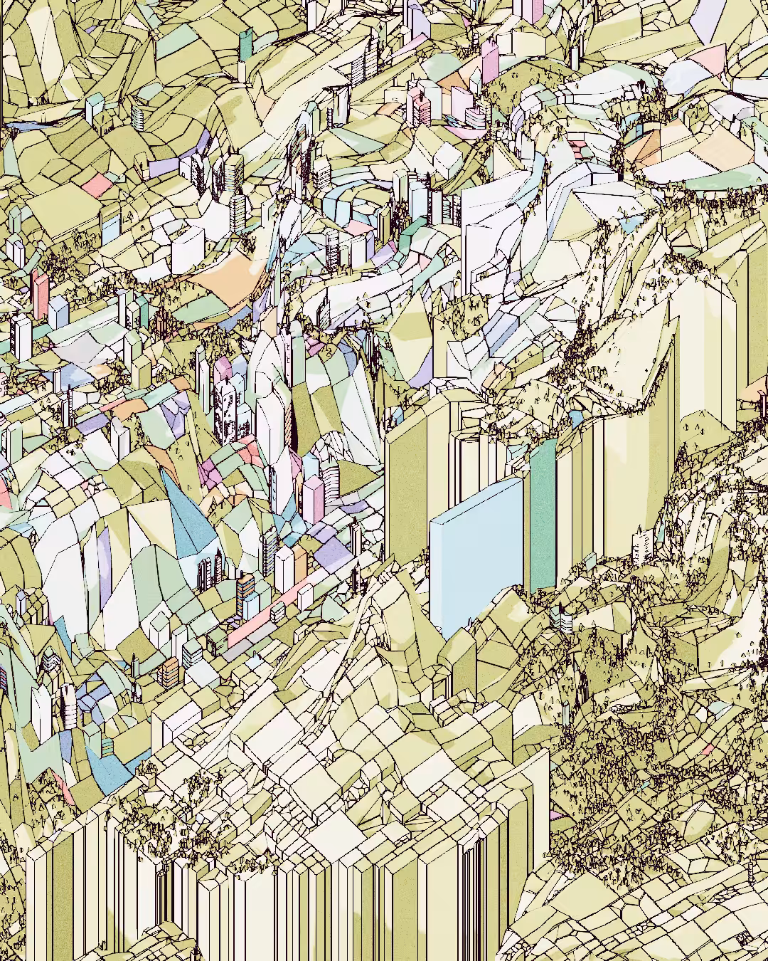 Artificial landscapes #6