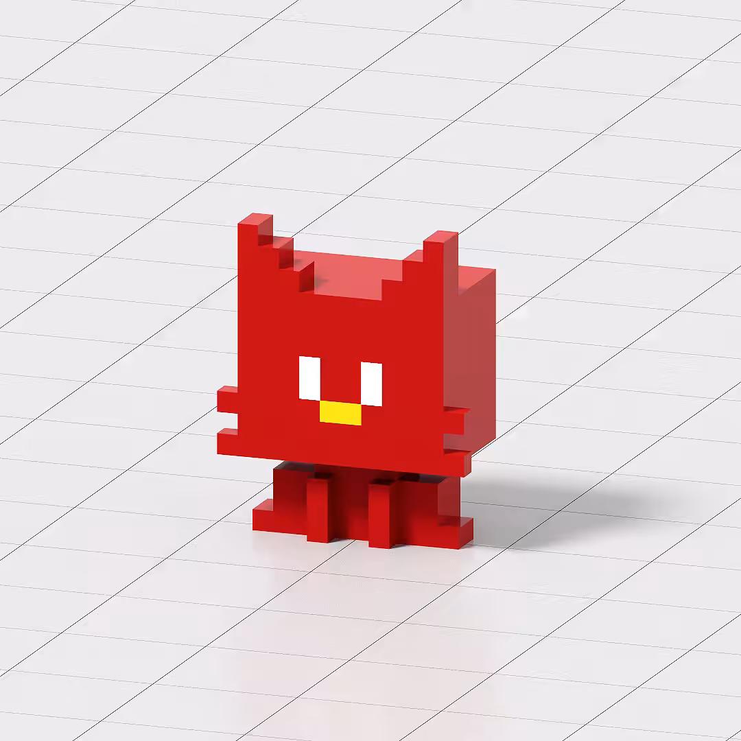 Crypto Voxel Cats 016