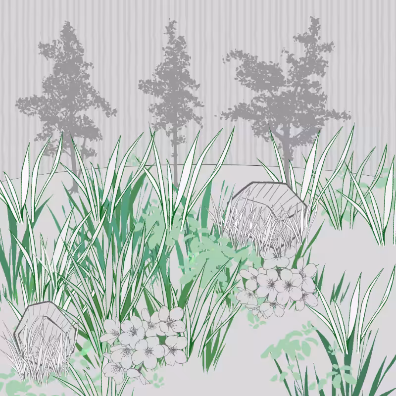 Wild Grass and Rubble #138